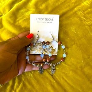 Quartz & Moonstone Earrings